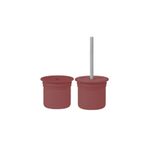 TWOX Eğitici Çocuk Oyuncak Pipetli Silikon Bardak Seti Velvet Rose / Powder Grey