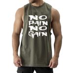 TX Apparel Erkek Cut Off Tanktop pamuk fitness vücut geliştirme tişörtleri, Yeşil., S