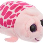 TY Beanie bebek – TY42145 – Teeny Tys Shuffler kaplumbağa 8 cm – pembe