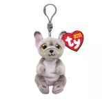 Ty Beanie Bellies Peluş Gri Köpek Anahtarlık Wilfred