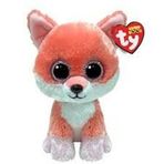 TY Beanie Boos Tilki Vixen 15 cm - Simli Gözlü Yumuşak Peluş Koleksiyon Figürü