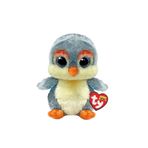 TY Fisher Gri Penguen 15cm.: Yumuşacık ve Parlak Tüylü TY Peluş!