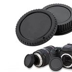 T&Y FOTO Canon DSLR Modelleri için Body Ön ve Lens Arka Kapağı Rear Cap Set (1000d 1100d 1200d 1300d)
