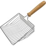 TY7i Metal Kedi Kumu Ince Delikli Kepçe (Yurt Dışından) - Kahverengi