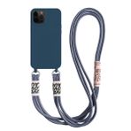 Tybiky iPhone 12 Pro Max için Cep Telefonu Zinciri Kılıf Kordonlu Kılıf Cep Telefonu Kılıfı Naylon Omuz Askısı Silikon Şık Bant Asmak için Kordon, Koruyucu Kılıf Kapak iPhone 12 Pro Max için. Haze