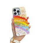 Tybiky iPhone 15 Pro cep telefonu kılıfı, parlak taşlı kamera kılıfı, renkli, retro yağlı boya tablolar, koruyucu kılıf, baskılı, kelebek, çiçek kılıfı, kız çocukları ve kadınlar için, yumuşak TPU