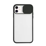 Tybiky Kamera Koruma Kılıfı iPhone 8 Plus/7 Plus için Şık Koruyucu Kılıf Kamera Objektif Koruması Kapak Yarı Saydam Mat Sert Cep Telefonu Kılıfı PC + TPU Kaymaz iPhone 7 Plus için Siyah