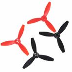 TYCIONG 4 Adet RC Uçak Pervane Modifiye Aksesuar Değiştirme Bebop 2 Drone Için Fit (2 siyah 2 kırmızı)