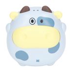 TYCIONG El Isıtıcı, 2 Seviye Sıcaklık Ayarı, USB Şarj, Gece Lambası ile Karikatür İnek Şekilli Mini El Isıtıcı (Mavi)