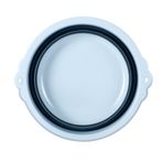TYCIONG Katlanabilir Lavabo, Yuvarlak Evye, Taşınabilir Lavabo, Plastik Katlanabilir Lavabo, Kamp için Kalınlaştırılmış Katlanabilir Havza, (Orta)