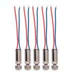 TYCIONG Mikro Cep Telefonu Çekirdeksiz Titreşim Motoru, 5 Adet, DC 3V, 11,2 x 3,2 mm