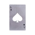 Tyenaza Ace Of Spades Şişe Açacağı, Paslanmaz Çelik Kredi Kartı Boyutu Açacağı, Bar Aleti Şişe Soda Bira Kapağı Açacağı Şarap Oyun Kartı Maça Ası Poker AC