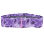 Tyenaza Elastik Egzersiz Döngü Bantları, Fitness Kauçuk Band Slip Olmayan Çok Fonksiyonlu Kalça Kaldırma Bantları (Camouflage purple M (76cm))