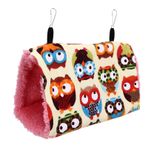 Tyenaza Kafes Için Üçgen Kuş Yuvası, Papağan Salıncak Çadır Yatağı, Kolay Asılabilen Kancalar, Sultan Papağanı, Muhabbetkuşu, Muhabbet Kuşu, Kanarya Için Çok Yönlü Aksesuar