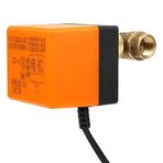 Tyenaza Motorlu Küresel Vana, Ac220v G3/8 Pirinç Küresel Valf 3 Telli 2 Nokta Kontrolü Dn10 Dişli Bağlantı Akış Kontrol Anahtarı Isıtma, Klima Sistemleri için