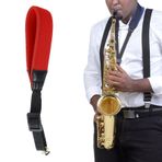 Tyenaza Saksafon Omuz Askısı, Saksafon Kayışı Saksafon Kayışı, Uzunluğu Ayarlanabilir Rahat Saksafon Tek Omuz Kayışının Değiştirilmesi (Hard Red)