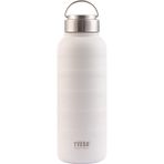 Tyeso 1000 ml Beyaz Drum Vakumlu Paslanmaz Çelik Taşıma Kulplu Termos