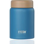 Tyeso 280 ml Mavi Chief Anne Bebek Mama Vakumlu Termos