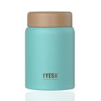 Tyeso 280 ml Yeşil Chief Anne Bebek Mama Vakumlu Termos