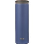 Tyeso 500 ml Mavi Flat Vakumlu Paslanmaz Çelik Taşıma Saplı Termos