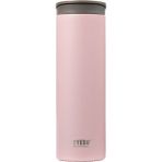 Tyeso 500 ml Pembe Flat Vakumlu Paslanmaz Çelik Taşıma Saplı Termos