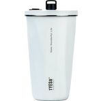 Tyeso 600 ml Beyaz Crush Tumbler Vakumlu Paslanmaz Çelik Termos