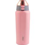Tyeso 600 ml Pembe Square Vakumlu Paslanmaz Sızdırmaz Çift Duvarlı Termos