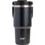 Tyeso 600 ml Siyah Dailyneed Vakumlu Paslanmaz Çelik Termos