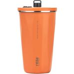 Tyeso 600 ml Turuncu Crush Tumbler Vakumlu Paslanmaz Çelik Termos