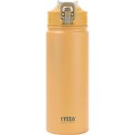 Tyeso Active Color Vakumlu Paslanmaz Çelik Gizli Pipetli 600 ml Sarı Termos