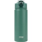 Tyeso Active Color Vakumlu Paslanmaz Çelik Gizli Pipetli 600 ml Yeşil Termos