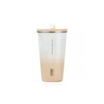 Tyeso Candy Tumbler Vakumlu Paslanmaz 600 ml Kahverengi Çelik Termos