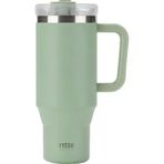Tyeso Qq 1200 ML Açık Yeşil Sızdırmaz Pipetli Çift Duvarlı Vakumlu Termos