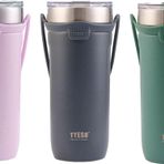 Tyeso SoulMate Tumbler Vakumlu Paslanmaz Çelik Silikon Askı 3lü Set 710ML