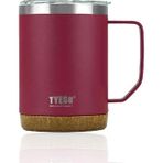 Tyeso Termos Venus Mug Vaku Mlu Paslanmaz Çelik Termal Kapaklı 530 Ml Kırmızı