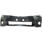 Tyg 2013 - 2016 Toyota Corolla NDE180 Ön Tampon Siyah (Panjursuz - Sensör Deliksiz(Çeki Demiri Kapaklı) (Tyg) (Oem NO:521190Z927)