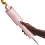 Tymo Curlpro Otomatik Döner Saç Maşası 32mm, Seramik Kaplama, 500M Iyon, Seyahat Için Hafif - Pembe