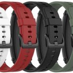 Tyogeephy Bantlar Huawei TalkBand B6 Saat ile Uyumlu, Yedek Silikon Bileklik Ayarlanabilir Aksesuar Bantları Kayış TalkBand B6/ B3/TIMEX TW2T35400/35900 için