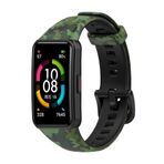 Tyogeephy Honor Band 6 için Çiçekli Kayışlar Bileklik Huawei Honor Band 6 Akıllı Saat ile Uyumlu, Su Geçirmez Yedek Bant Kayışı Honor Fitness Takip Bandı 6 için