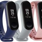 Tyogeephy mi Band 4 Kayış, Xiaomi 3/Xiaomi 4 için Kayış Akıllı Saat Bileklikleri Yedek Aksesuar Kayış Bileklik Mi Band 4 Kayış (Mi1/2 için değil)