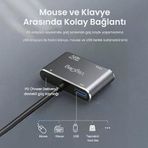 Type-C 4K Hdmi 1080P Vga Usb 3.0 Pd Dönüştürücü Çevirici Hub