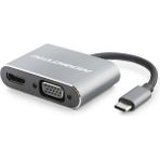 Type-C Hub HDMI 4K VGA 2 Port Gri HDX7838 - 1