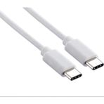 Type C Kablo İki Ucu Type C Usb C Kablo 1 Metre Beyaz