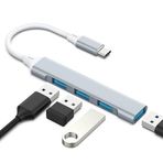 Type-C OTG USB Çoklayıcı Hub - Klavye Mouse Flash Bellek Dönüştürücü Adaptör C809
