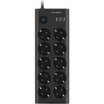 Type-C Port Girişli Akım Korumalı 10'lu Priz, 3 Usb, 1 Type-C Giriş, Isıya Dayanıklı, Grup Pr