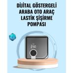 Type-c Şarj Girişli Taşınabilir Elektrikli Hava Pompası FRTKGT25DYMUCZZZZC001ARAÇPOMPASI-4
