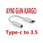 Type C To 3.5Mm Kulaklık Çevirici 4417A Dönüştürücü Adaptör Ses