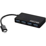 Type-C To 4 Port Usb 3.0 Hub İnce Tasarım 5Gbps Yüksek Hızlı Super Speed Type-C Çıkışlı Usb 3.0 Girişli Çoklayıcı Çoğaltıcı Çeviric