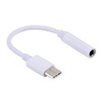 Type-c To Aux 3.5mm Kulaklık Çevirici Dönüştürücü Adaptör Beyaz
