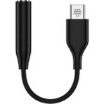 Type-C To Aux 3.5mm Kulaklık Çevirici Dönüştürücü Adaptör - Siyah